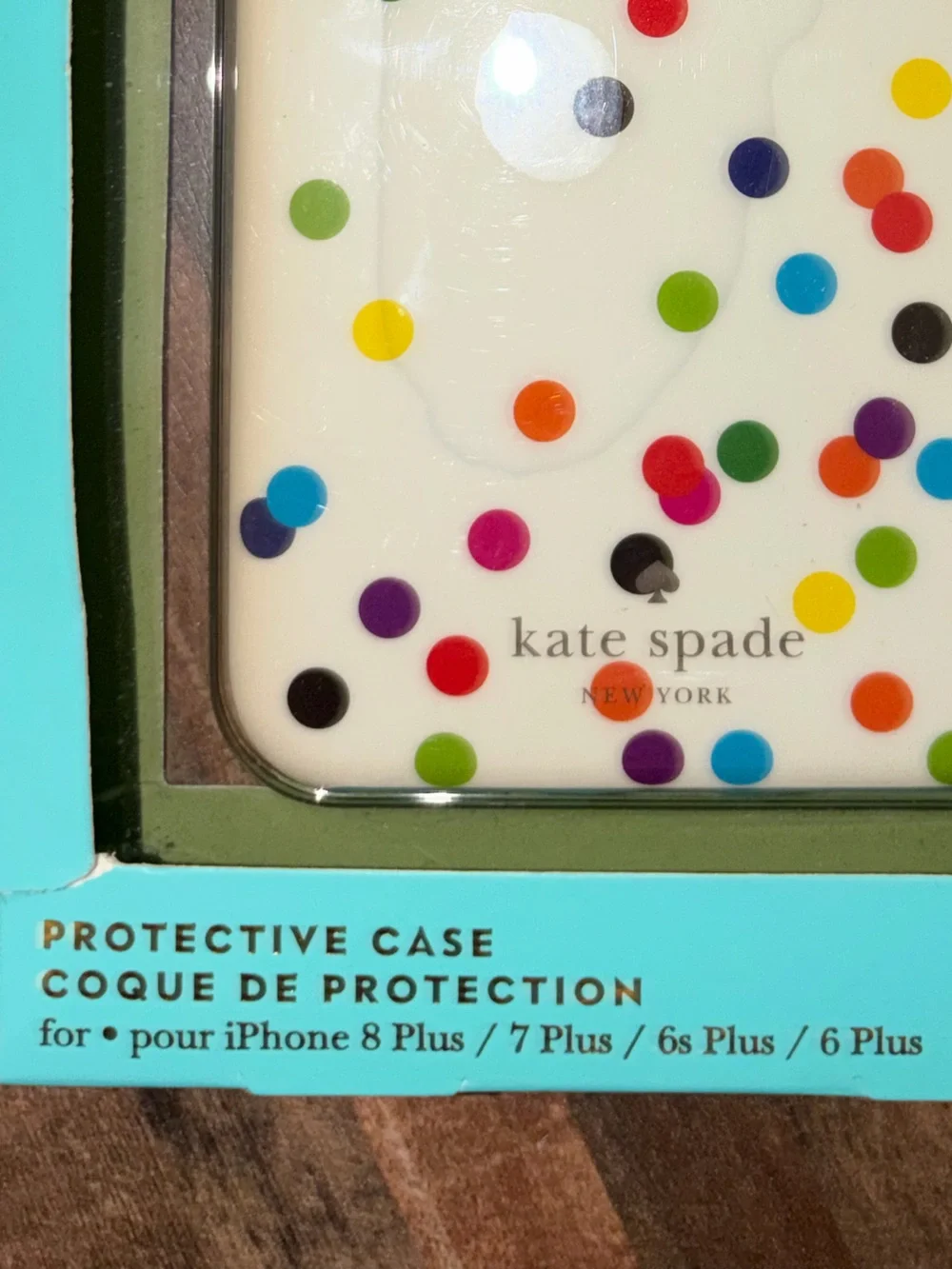 kate spade New York Multicolor Confetti Protective iPhone Case - Cream